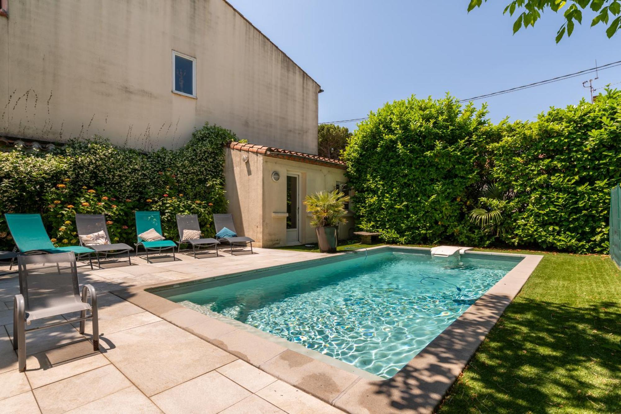 La Casa Grande - Piscine - Wifi - Parking Villa Carcassonne Luaran gambar
